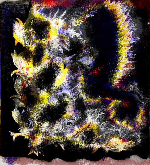  djeleas toile-libre Oiseau face au Feu 0.2 