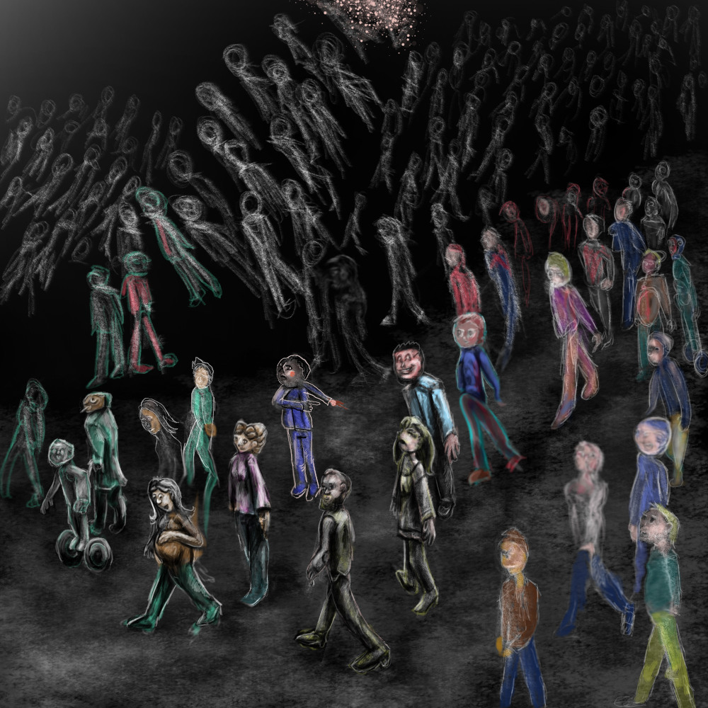  djeleas toile-libre Foule 0 